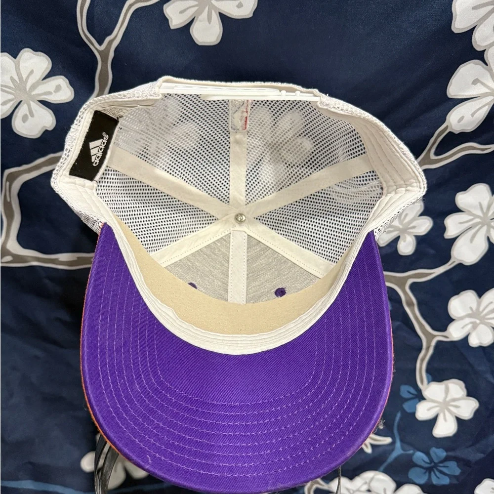 New Adidas Purple and Orange Suns Cap